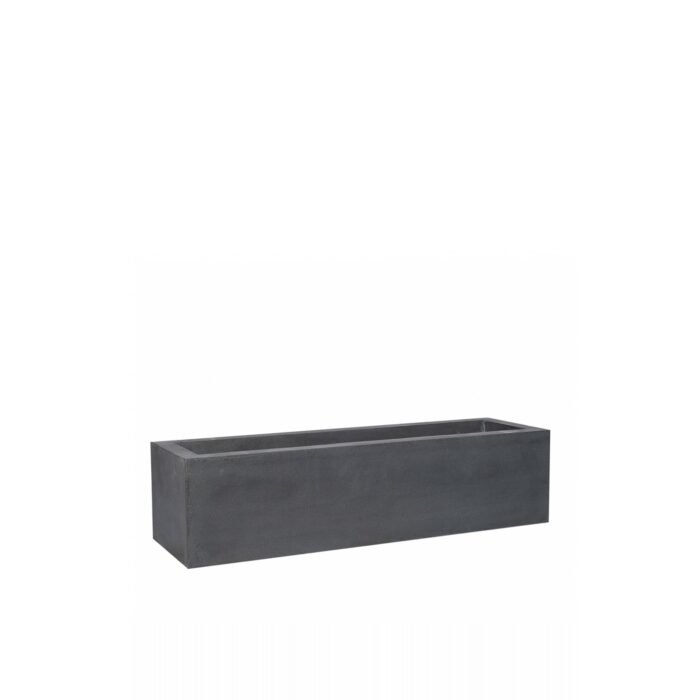 Vazonas JORT LOW S, 30x100xH25 cm, tamsiai pilkas