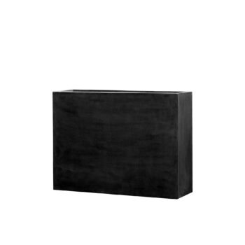 Vazonas JORT SLIM L, 33,5x124xH90 cm, juodas