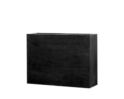 Vazonas JORT SLIM L, 33,5x124xH90 cm, juodas