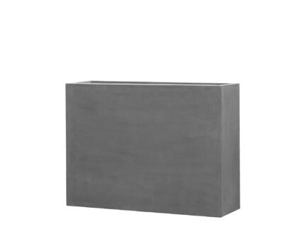 Vazonas JORT SLIM L, 33,5x124xH90 cm, tamsiai pilkas