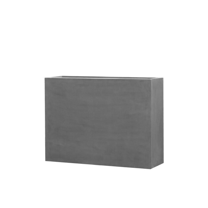 Vazonas JORT SLIM L, 33,5x124xH90 cm, tamsiai pilkas