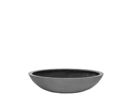 Vazonas JUMBO BOWL L, Ø110xH27 cm, tamsiai pilkas