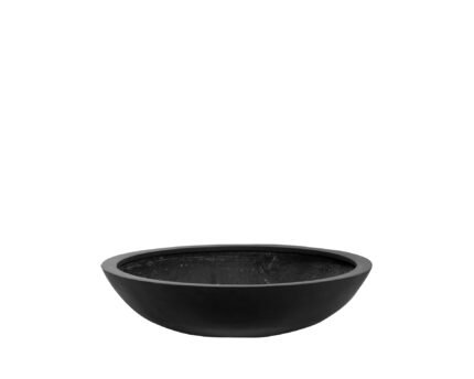 Vazonas JUMBO BOWL M, Ø85xH22 cm, juodas
