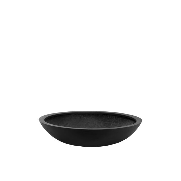Vazonas JUMBO BOWL S, Ø70xH17 cm, juodas