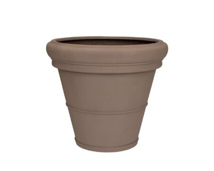 Vazonas JUMBO BUCKET LOW CLASSIC L, taupe spalvos