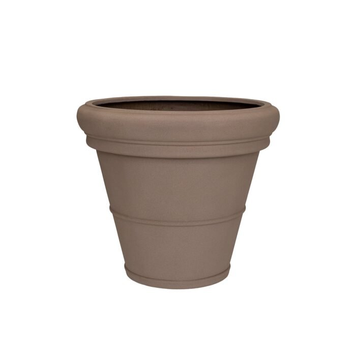 Vazonas JUMBO BUCKET LOW CLASSIC L, taupe spalvos