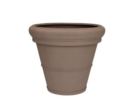Vazonas JUMBO BUCKET LOW CLASSIC XL, taupe spalvos