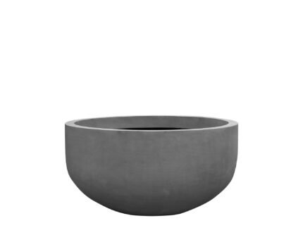 Vazonas JUMBO CITY BOWL L, Ø128xH68 cm, tamsiai pilkas