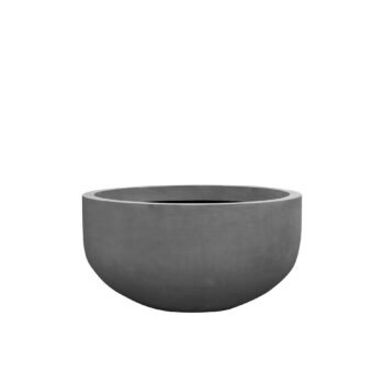 Vazonas JUMBO CITY BOWL M, Ø110xH60 cm, tamsiai pilkas