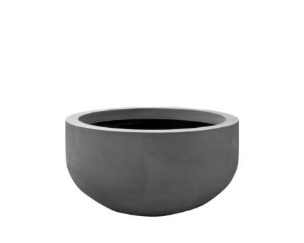 Vazonas JUMBO CITY BOWL S, Ø92xH50 cm, tamsiai pilkas