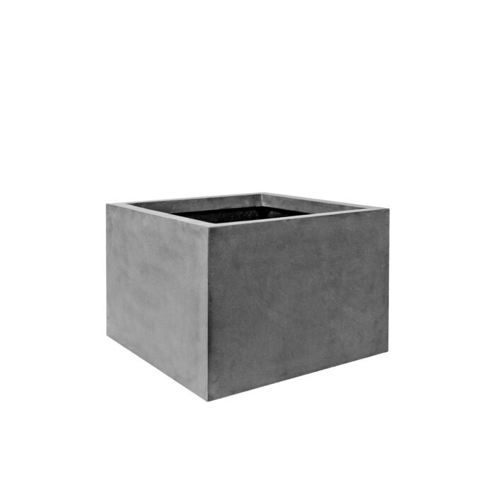 Vazonas JUMBO MIDDLE HIGH L, 90x90xH60 cm, tamsiai pilkas