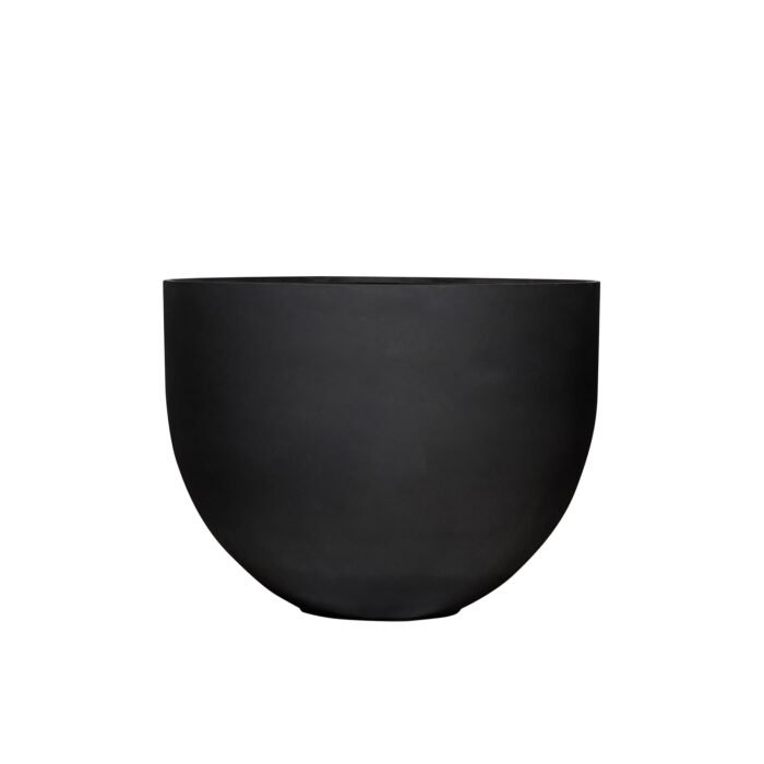 Vazonas JUMBO MILA S, Ø78xH59,5 cm, matinis juodas