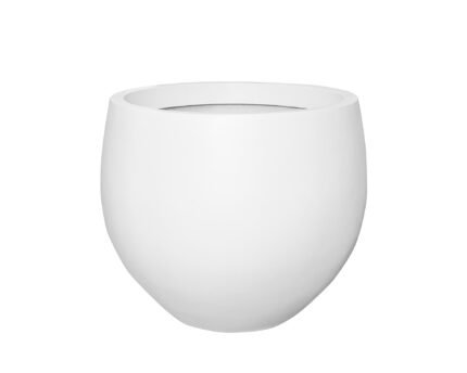 Vazonas JUMBO ORB M, matinis baltas