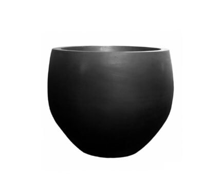 Vazonas JUMBO ORB S, Ø87xH73 cm, juodas