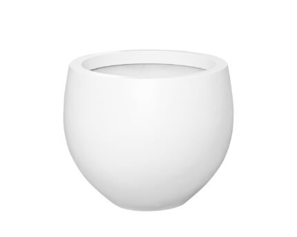 Vazonas JUMBO ORB S, matinis baltas