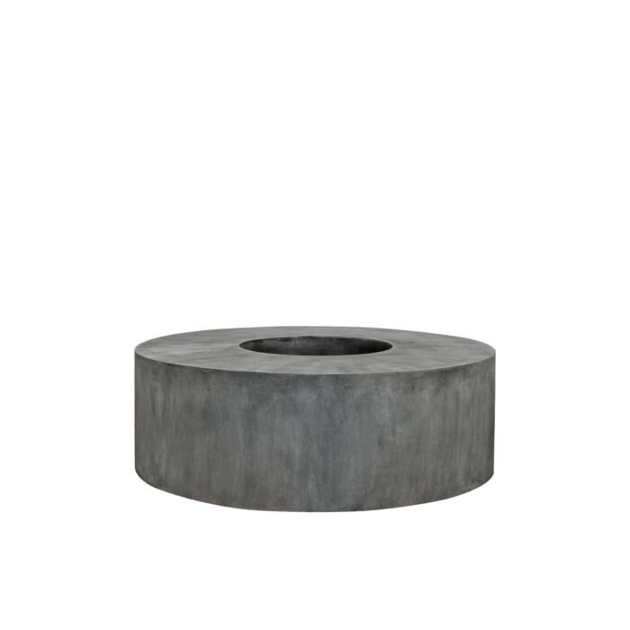 Vazonas JUMBO SEATING ROUND, Ø140xH47,5 cm, tamsiai pilkas