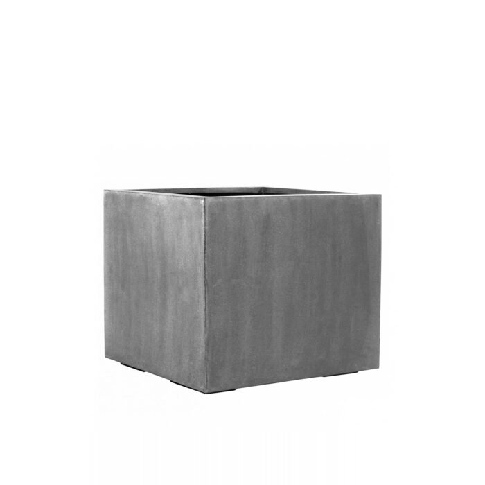 Vazonas JUMBO XL, 110x110xH92 cm, tamsiai pilkas