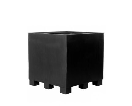 Vazonas JUMBO XL (FEET), 110x110xH100 cm, juodas