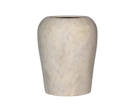 Vazonas LENA M, Ø55xH70 cm, travertino