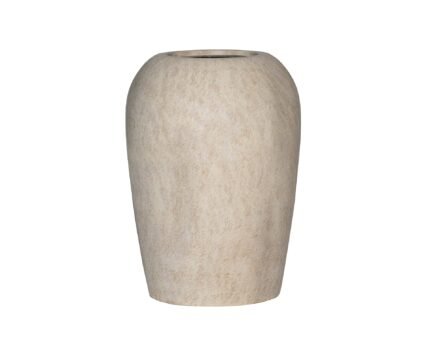 Vazonas LENA S, Ø43xH61 cm, travertino
