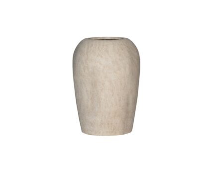 Vazonas LENA XS, Ø40xH51 cm, travertino