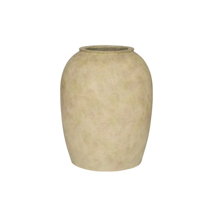 Vazonas LUMA M, Ø45xH61 cm, smėlinis