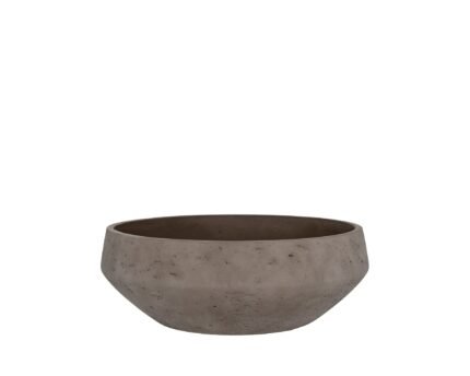Vazonas MADU M, Ø36xH12,5 cm, mokos rudas