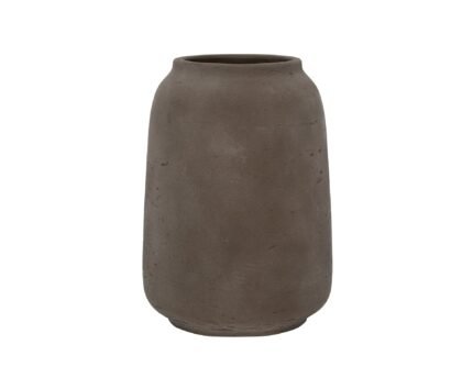 Vazonas MAHIR M, Ø16xH22 cm, mokos rudas