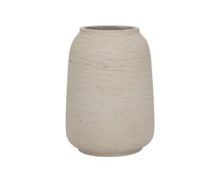 Vazonas MAHIR M, Ø16xH22 cm, šviesiai pilkas