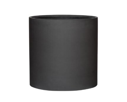 Vazonas MAX L, Ø50xH49 cm, matinis juodas