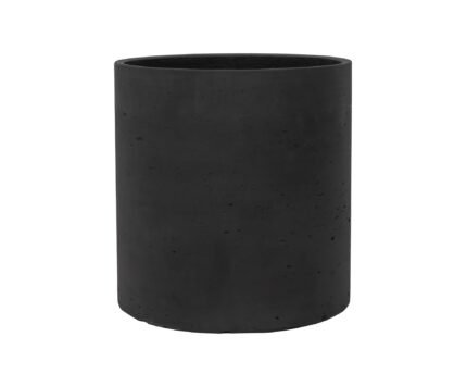 Vazonas MAX M, Ø40xH40 cm, matinis juodas
