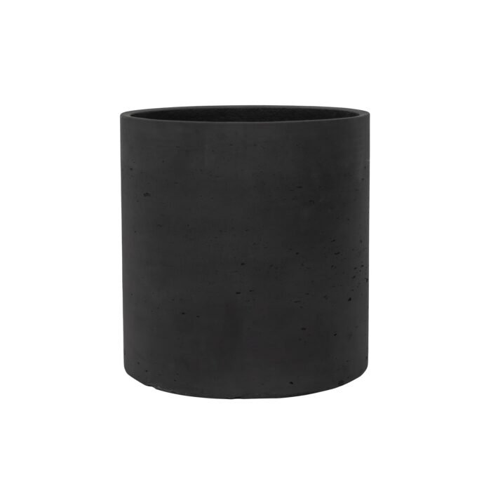 Vazonas MAX S, Ø30xH30 cm, matinis juodas