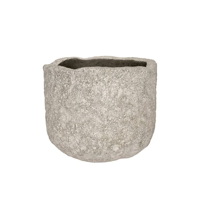 Vazonas MESA L, Ø54xH45 cm, akmens pilkas
