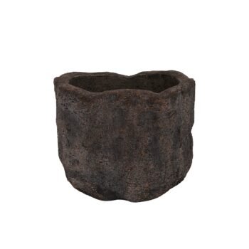 Vazonas MESA L, Ø54xH45 cm, tamsiai rudas