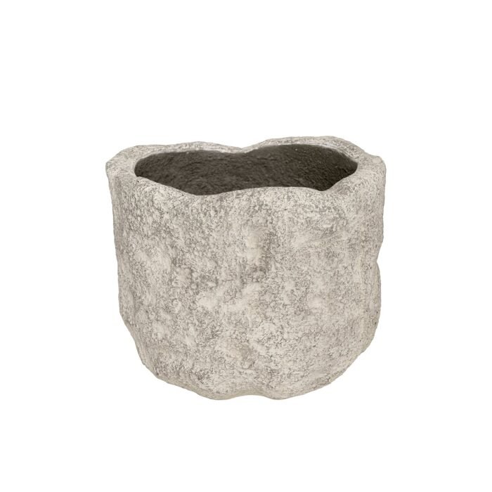 Vazonas MESA M, Ø40,5xH33 cm, akmens pilkas