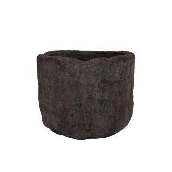 Vazonas MESA M, Ø40,5xH33 cm, tamsiai rudas