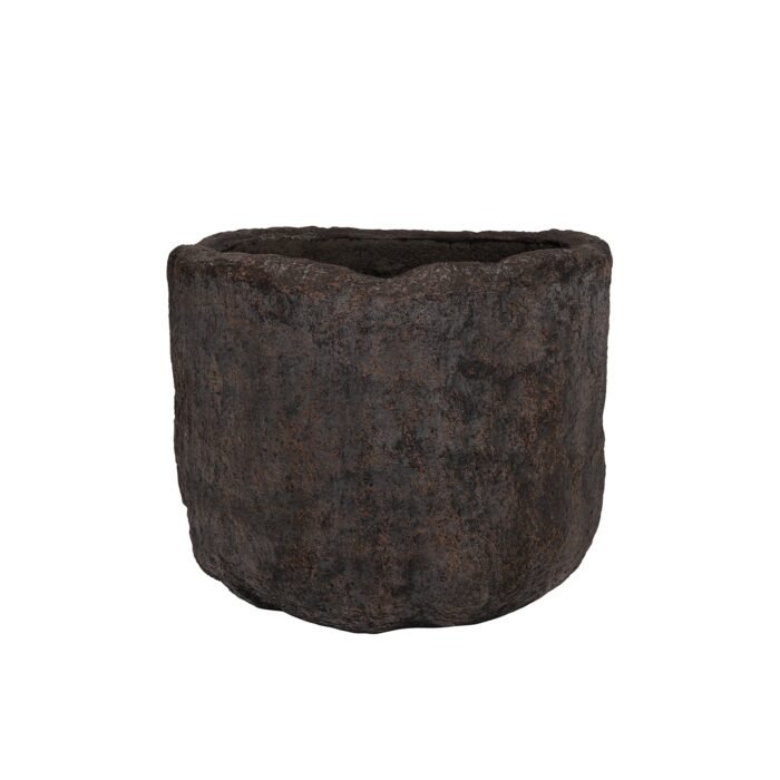 Vazonas MESA M, Ø40,5xH33 cm, tamsiai rudas