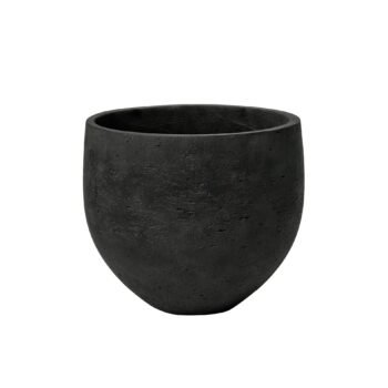 Vazonas MINI ORB S, Ø18xH15 cm, matinis juodas