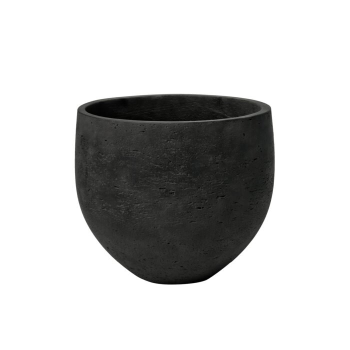 Vazonas MINI ORB S, Ø18xH15 cm, matinis juodas