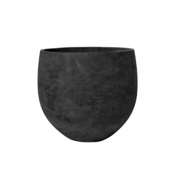 Vazonas MINI ORB XL, Ø39xH35 cm, matinis juodas