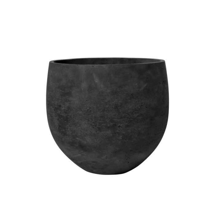 Vazonas MINI ORB XL, Ø39xH35 cm, matinis juodas