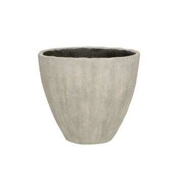 Vazonas MORI L, Ø49xH43 cm, smėlinis