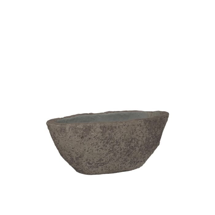 Vazonas MT. VERITA XS, 18,5x44,5xH16,5 cm, tamsiai pilkas
