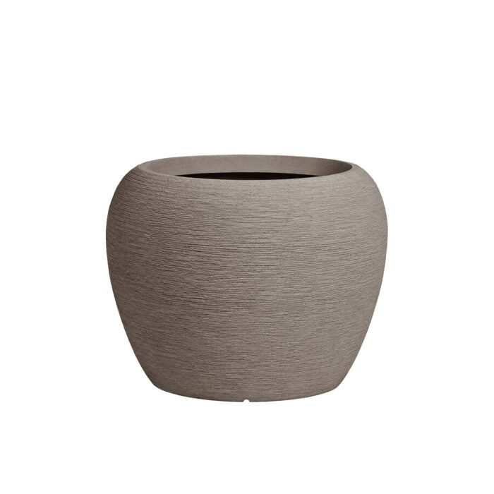 Vazonas NARA XL, Ø95xH71,1 cm, smėliškai pilkas