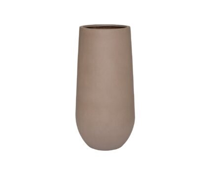 Vazonas NAX L, Ø50xH101 cm, taupe spalvos
