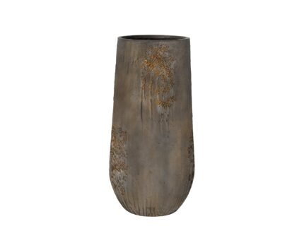 Vazonas NAX M, Ø33,5xH70 cm, tamsiai rudas