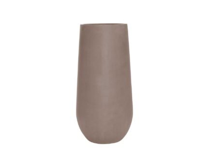 Vazonas NAX M, Ø35xH70 cm, taupe spalvos
