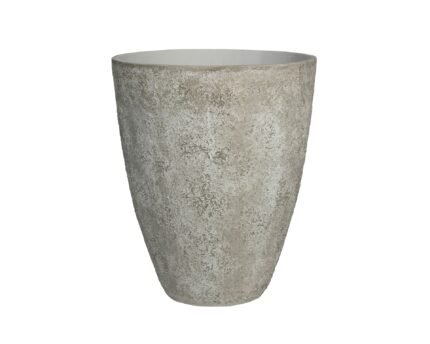 Vazonas OLIVER L, Ø70xH83 cm, akmens pilkas