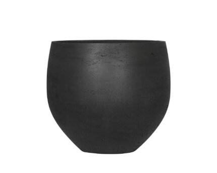 Vazonas ORB M, Ø48xH43 cm, matinis juodas
