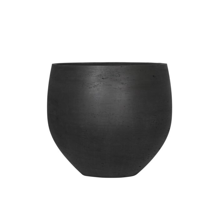 Vazonas ORB M, Ø48xH43 cm, matinis juodas